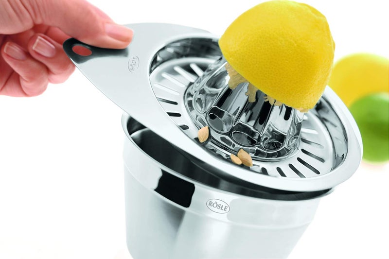 RÃ¶sle Rosle 12802 Stainless Steel Manual Citrus Lemon Reamer & Juicer with Strainer - Image 2